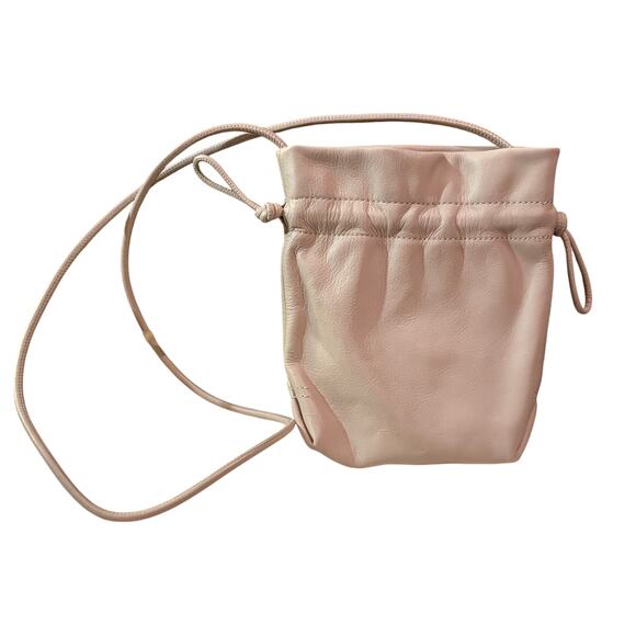 J.Crew Mini Lisbon Leather Bucket Bag – Off-White, NWOT, Designer Look - Picture 1 of 7